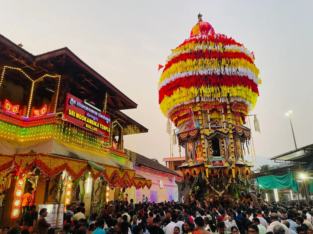 Mangalore to Kollur Mookambika cab services